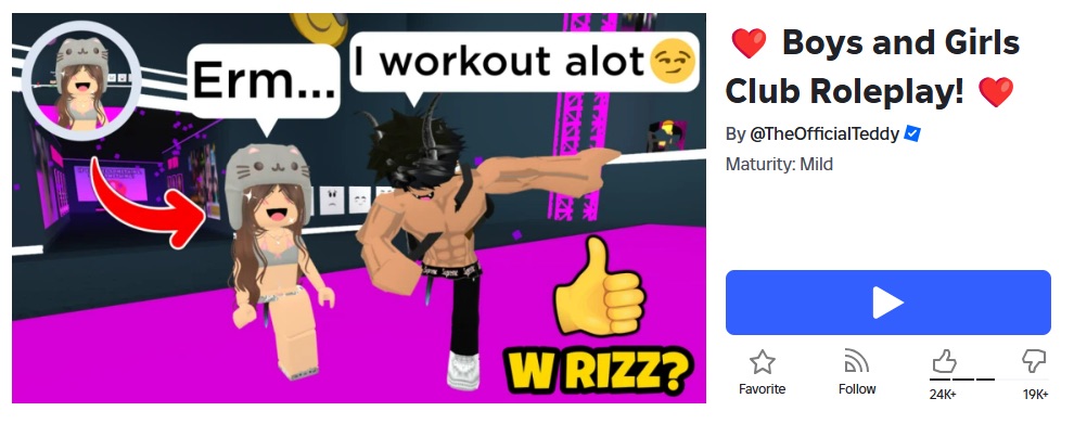 Revealing Reality Sex Club Screenshot in Roblox